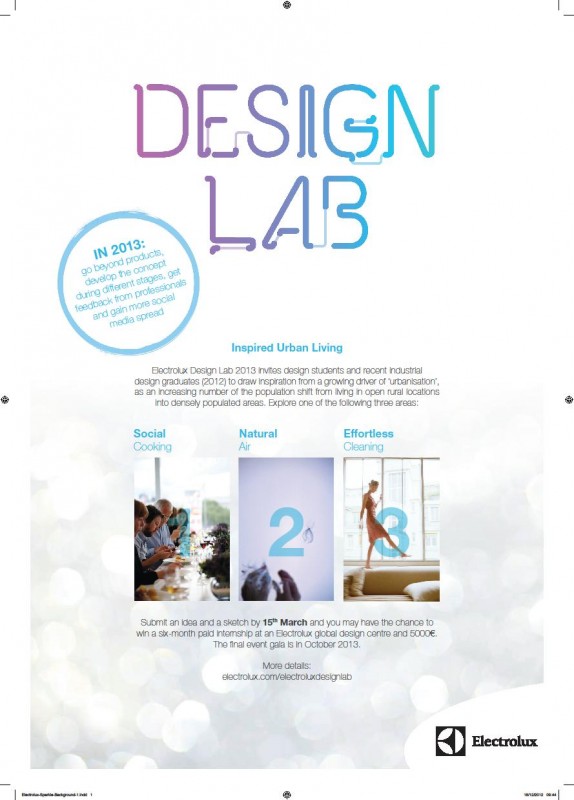 Electrolux Design Lab 13_poster